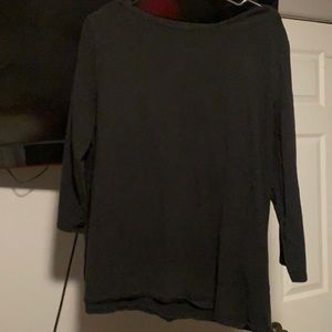 Plain black half sleeve shirt